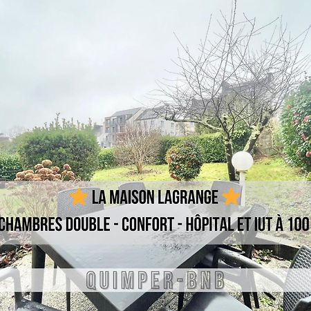 Maison Lagrange - 4 Chambres Quartier Iut Hopital Quimper Eksteriør billede
